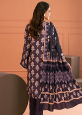 Linen Love By Gul Ahmed Printed Linen 3 Piece Unstitched Suit GA25LL D-LT-52020